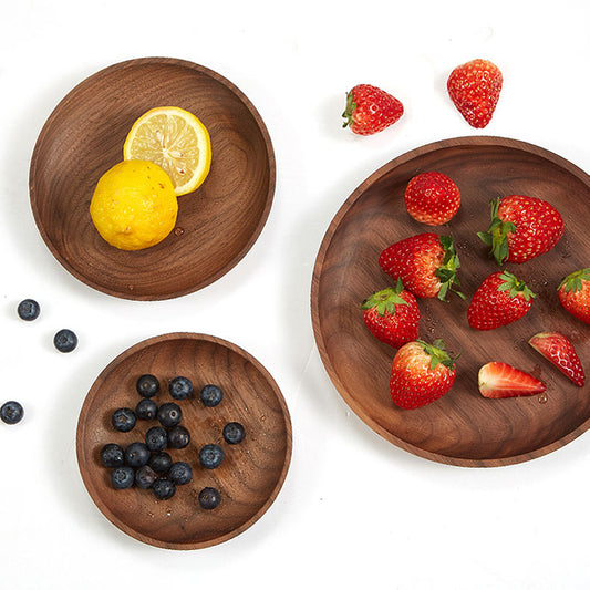 Wooden plate household snack plate
