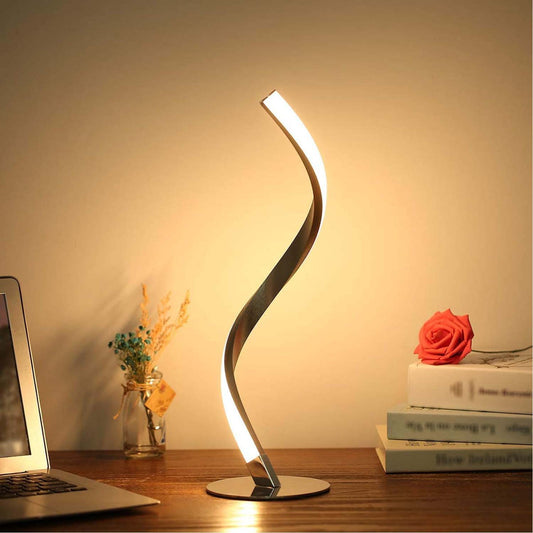 Serpentine Spiral Table Lamp